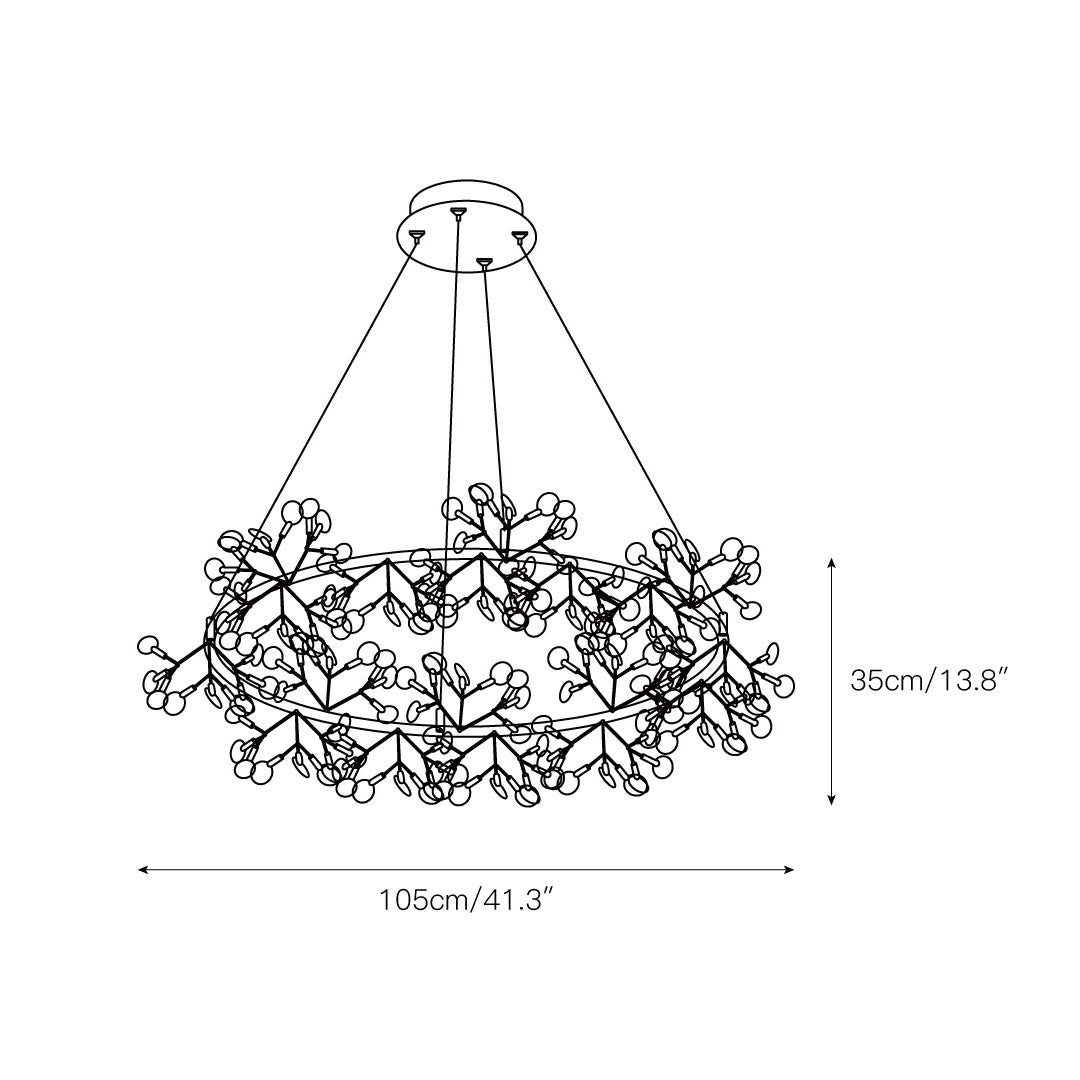 Heracleum Round Chandelier - view 5