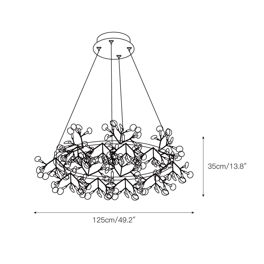 Heracleum Round Chandelier - view 6