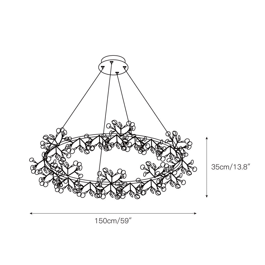Heracleum Round Chandelier - view 7