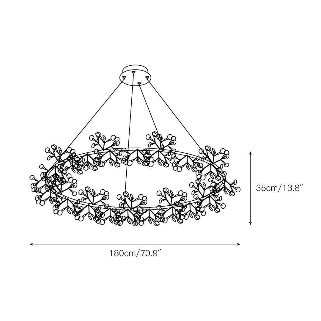 Heracleum Round Chandelier - view 8