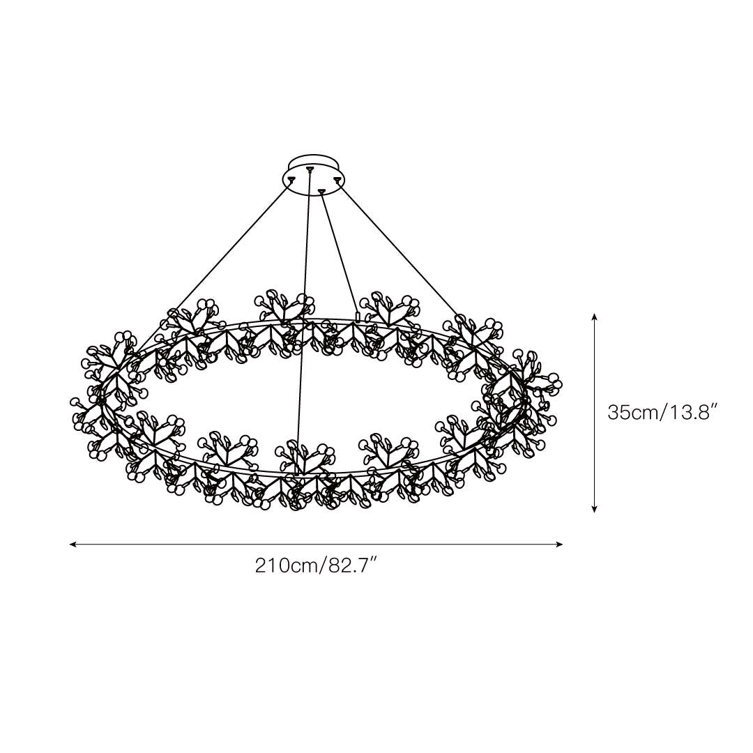 Heracleum Round Chandelier - view 9