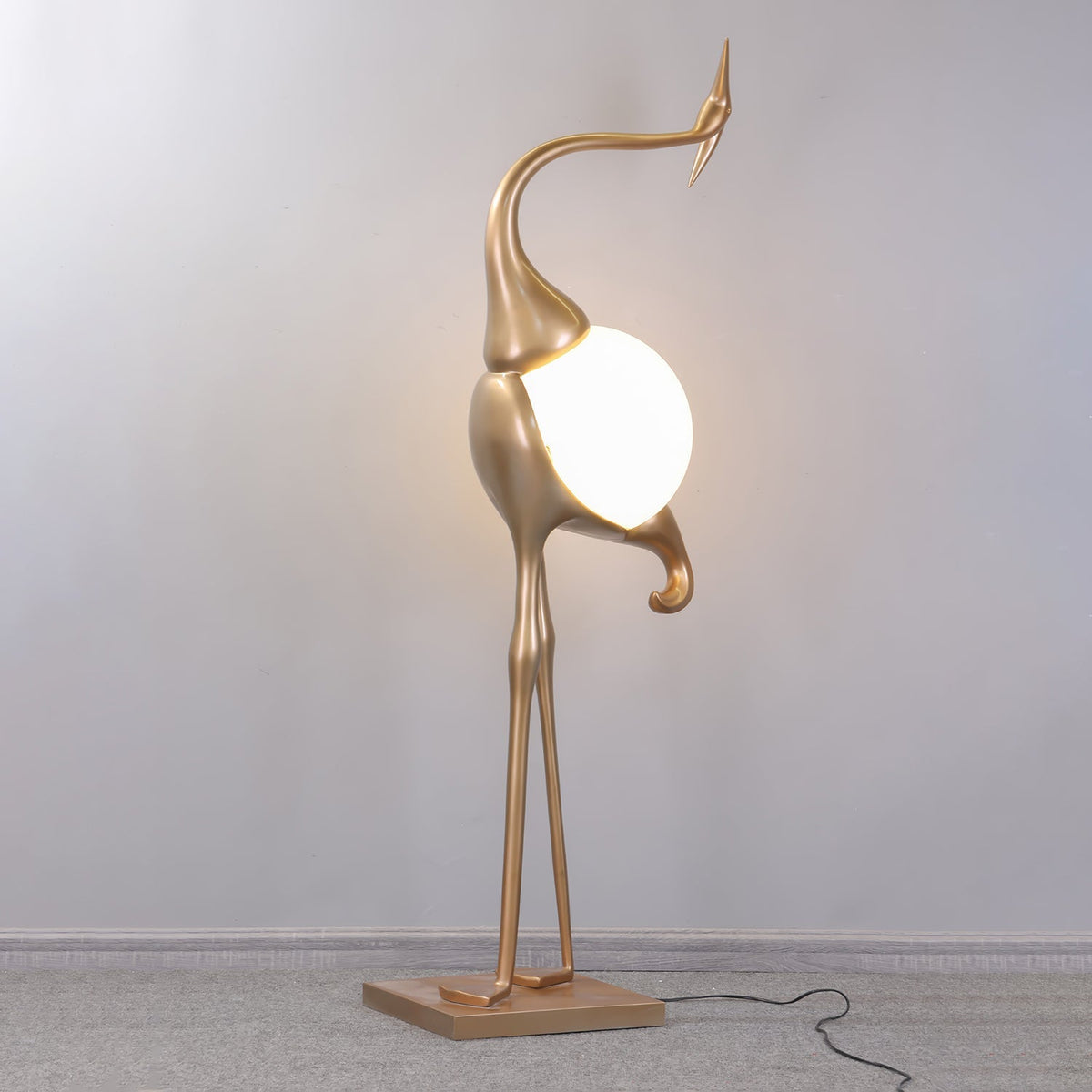 Heron Sculpture Floor Lamp - view 5