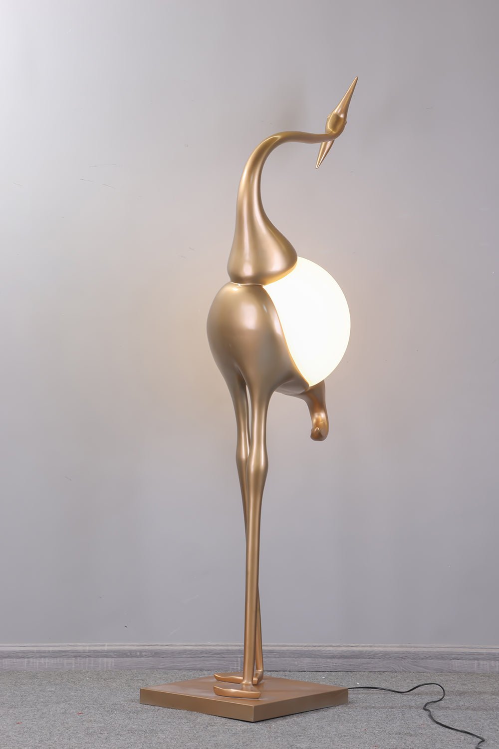 Heron Sculpture Floor Lamp - view 26