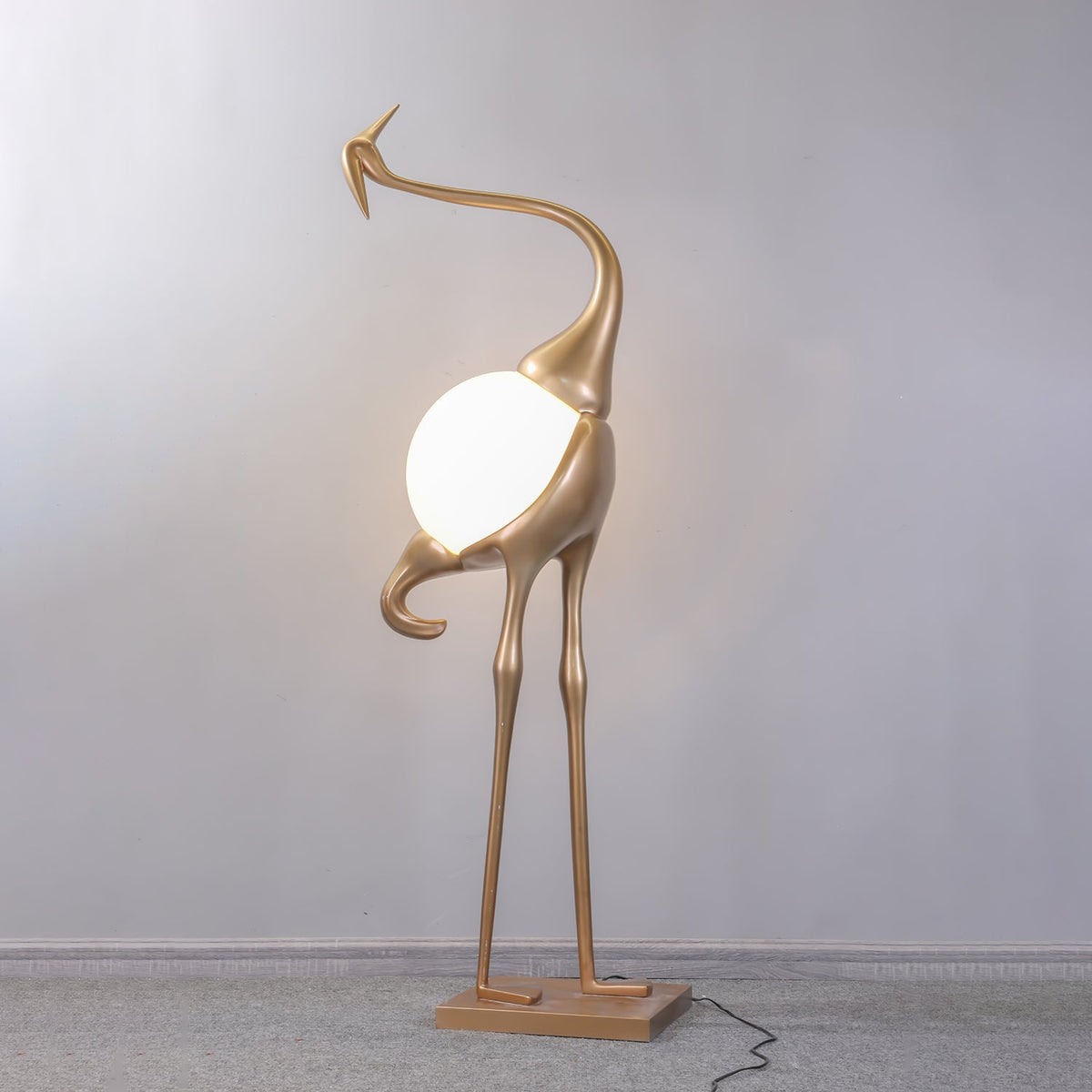 Heron Sculpture Floor Lamp - view 6