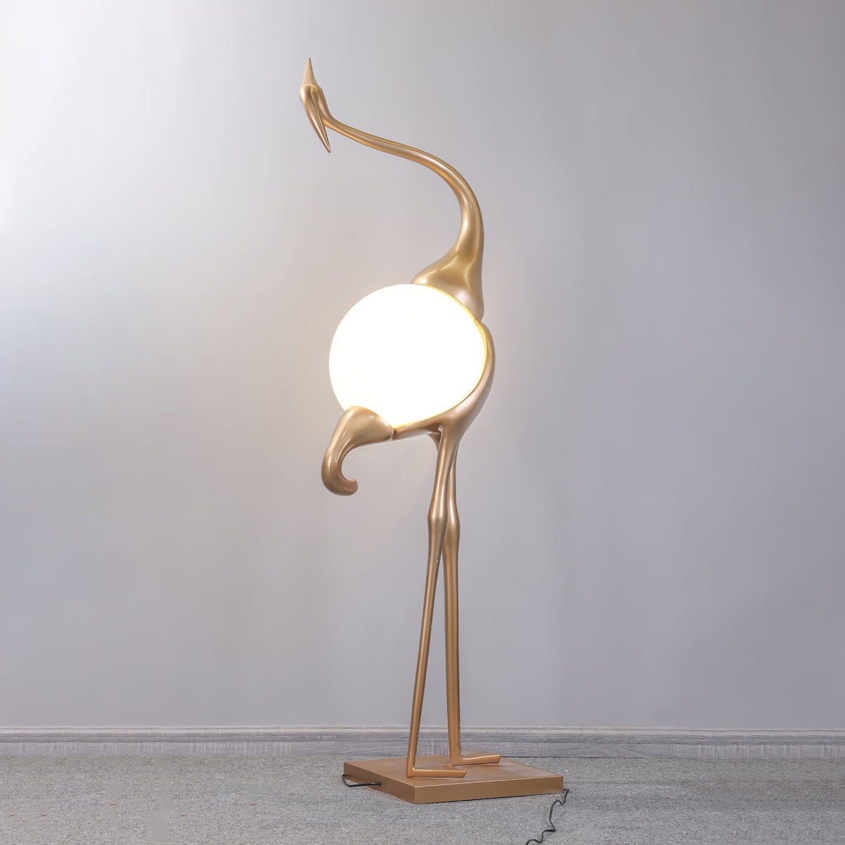 Heron Sculpture Floor Lamp - view 4