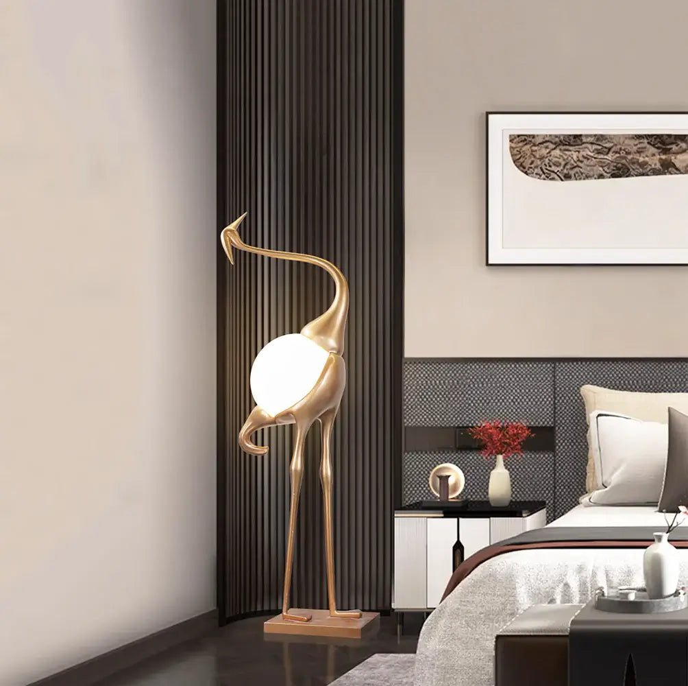 Heron Sculpture Floor Lamp - view 23