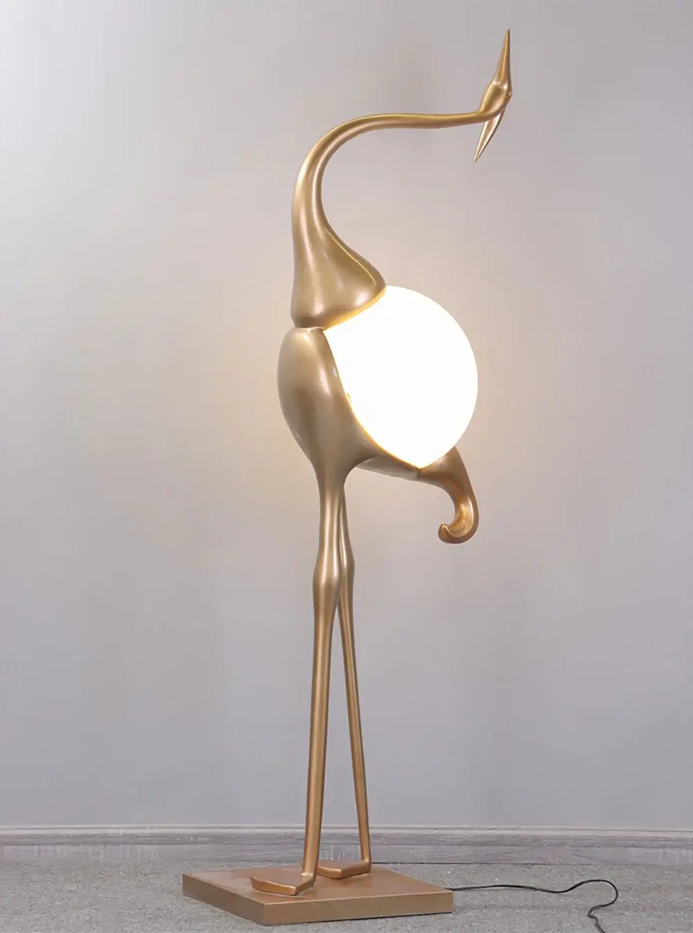 Heron Sculpture Floor Lamp - view 17