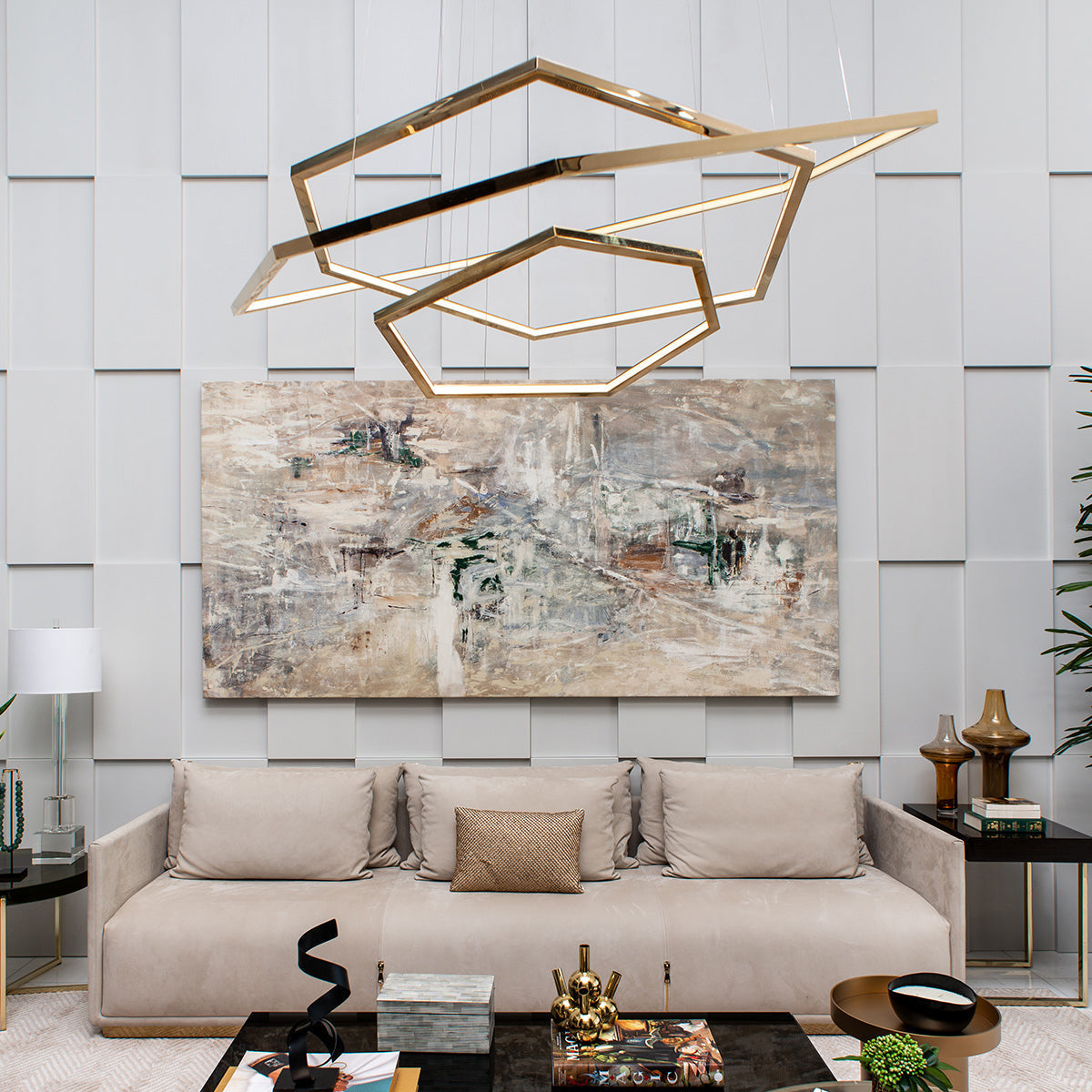 Hexagon Chandelier - view 16