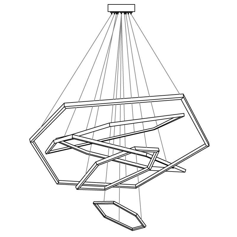Hexagon Chandelier - view 28