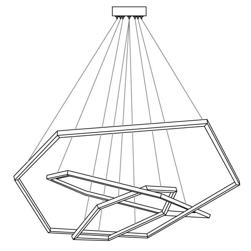 Hexagon Chandelier - view 26