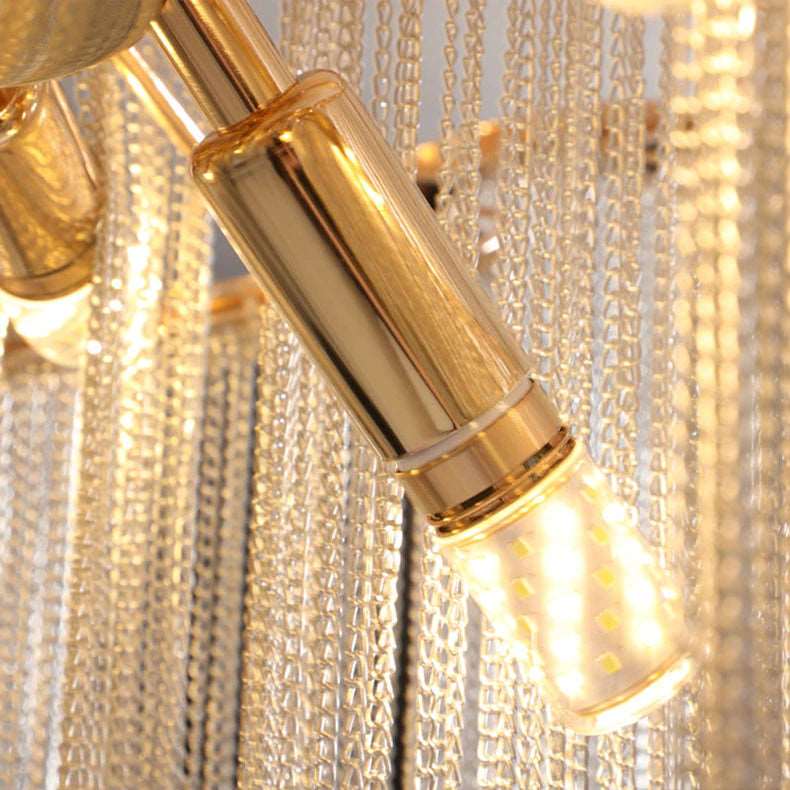Cadena Chain Tassel Ceiling Light Fixture - view 5