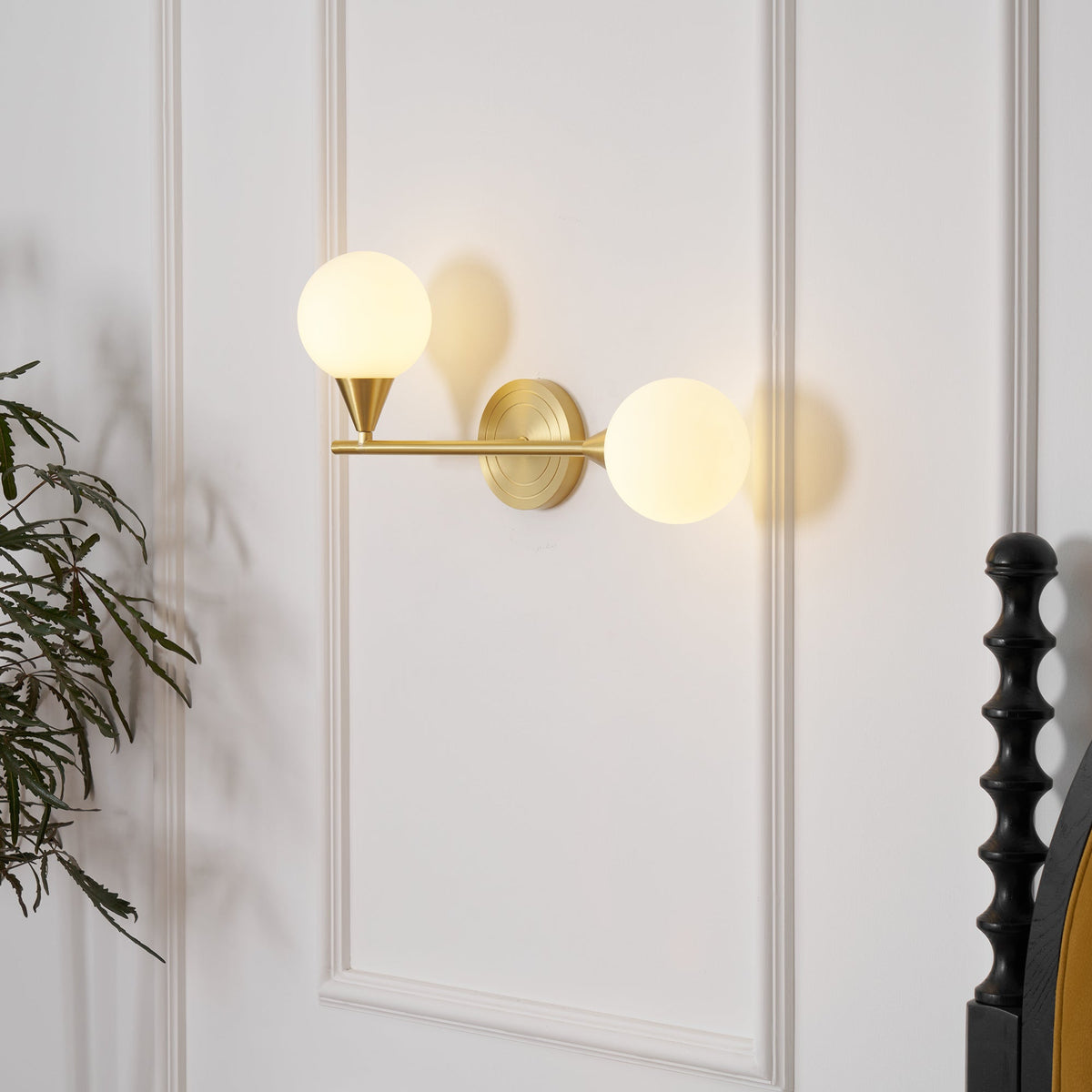 Holten Brass Armed Sconce