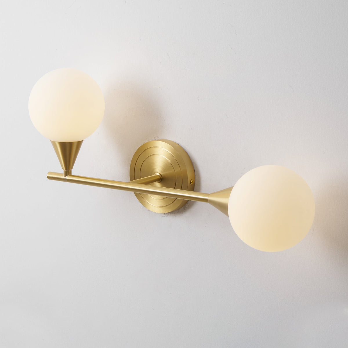 Holten Brass Armed Sconce