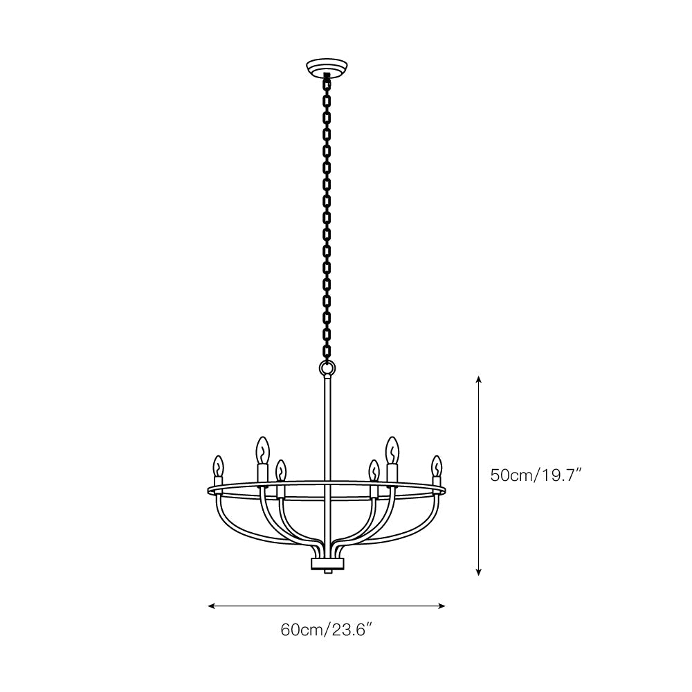 HomePlace Greyson Chandelier - view 3