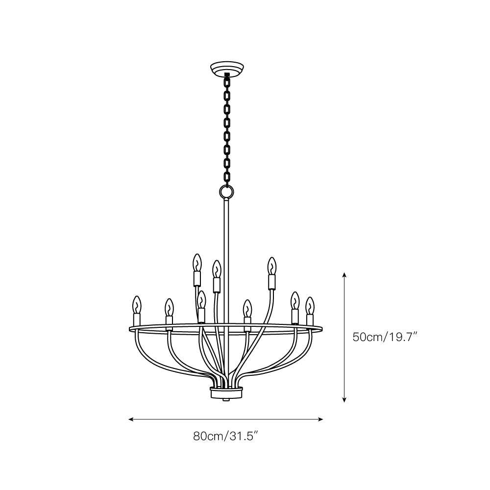 HomePlace Greyson Chandelier - view 4
