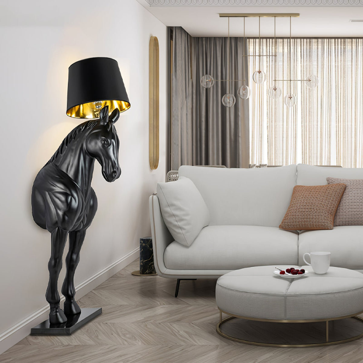 Horse Statue Floor Lamp - view 6