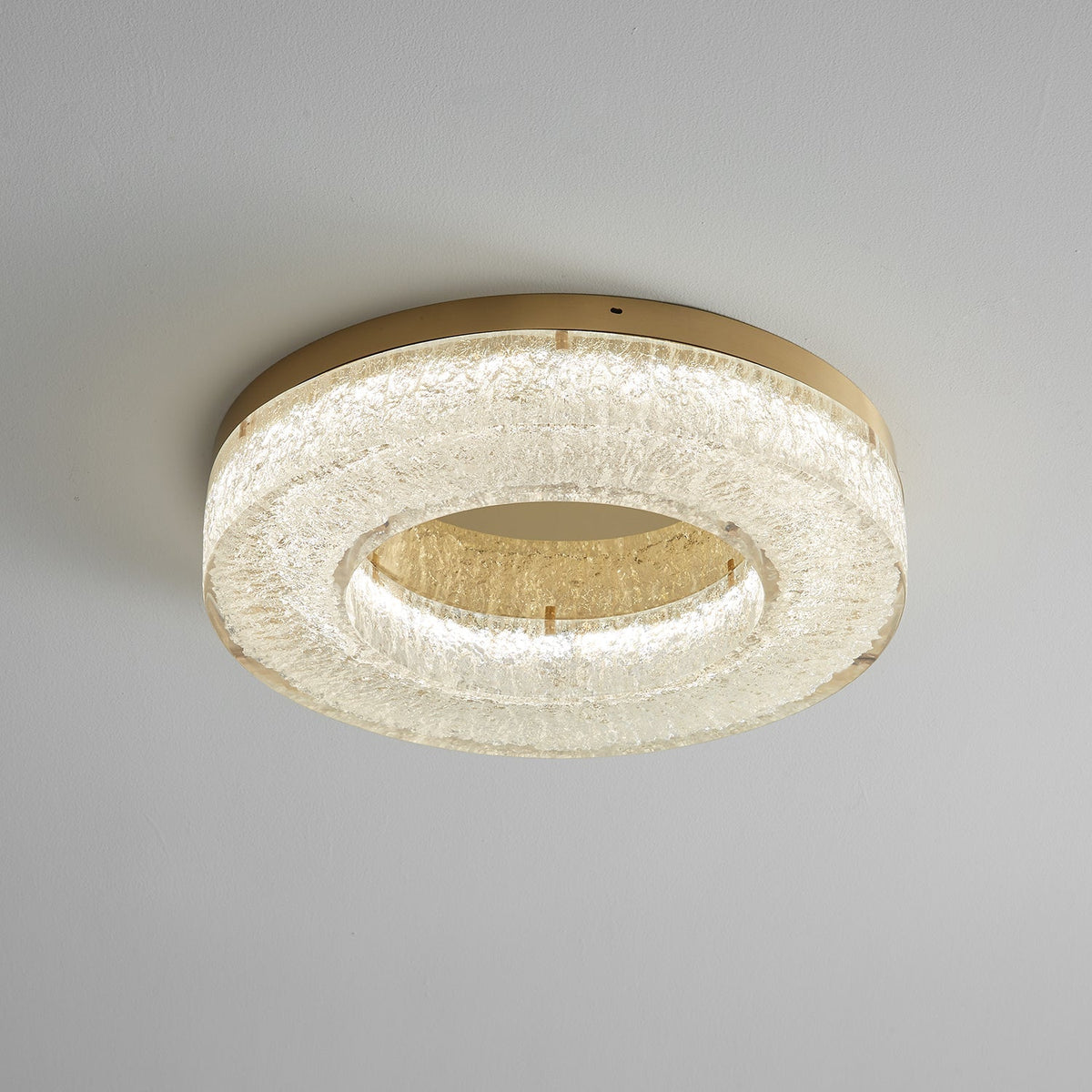 Ice Crack Circle Ceiling Lamp