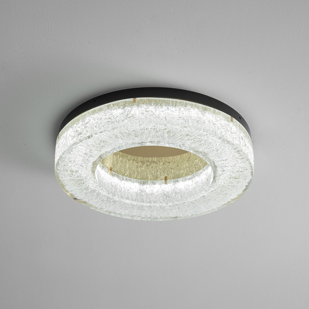 Ice Crack Circle Ceiling Lamp