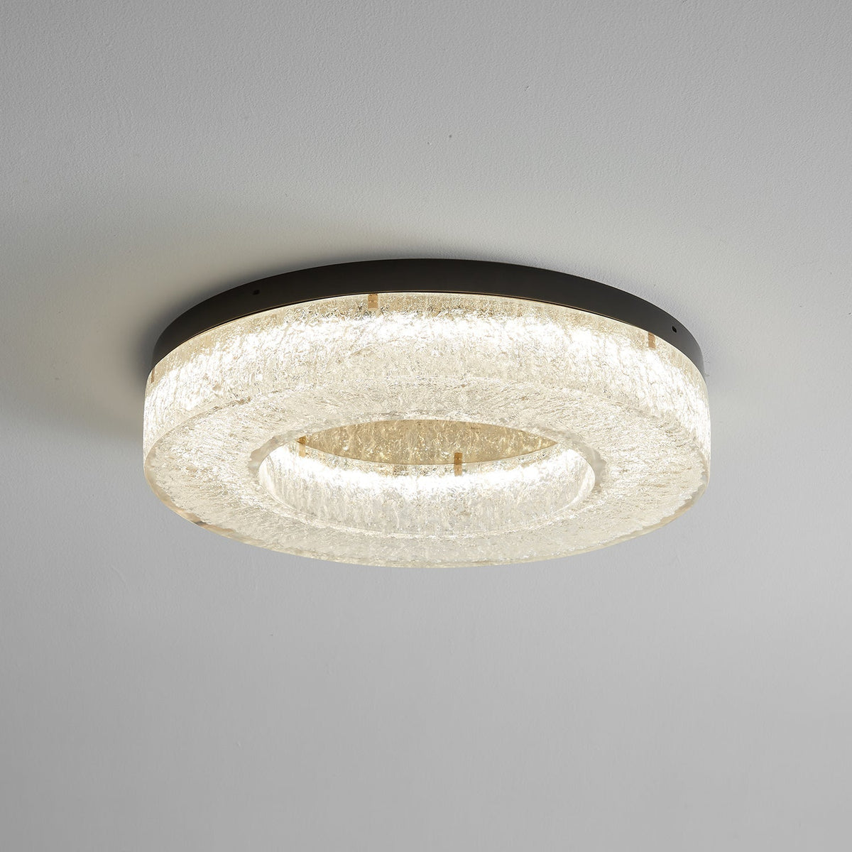 Ice Crack Circle Ceiling Lamp