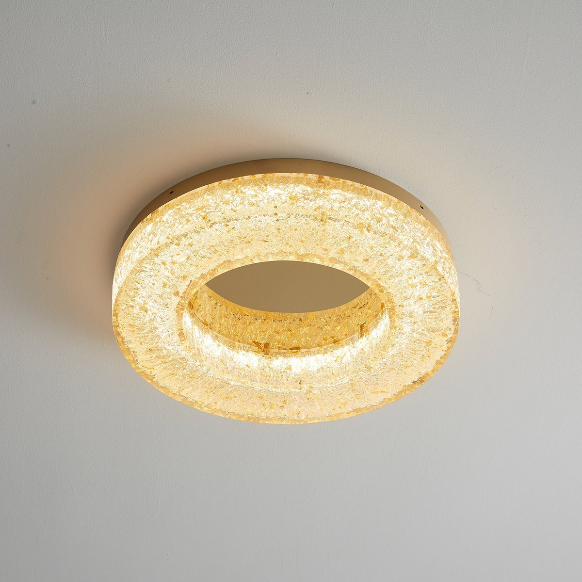 Ice Crack Circle Ceiling Lamp