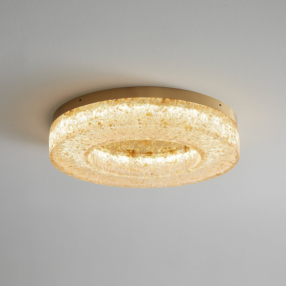 Ice Crack Circle Ceiling Lamp