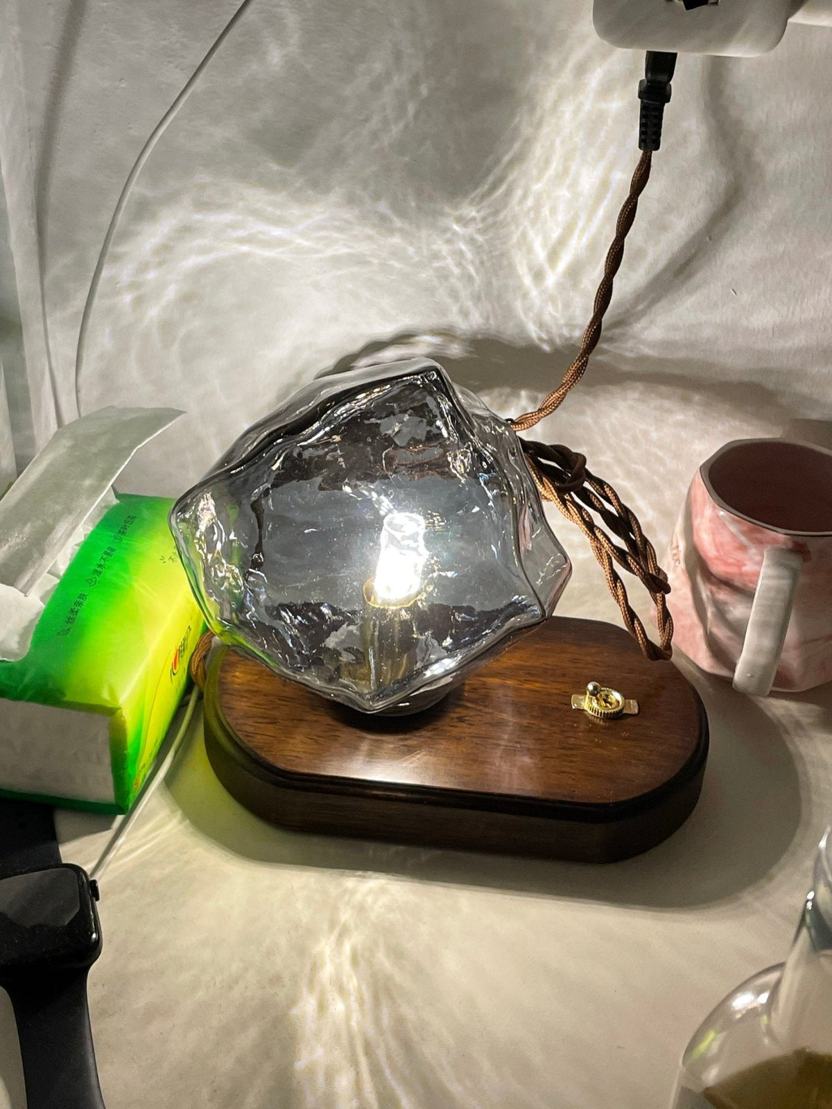 Ice Stone Glass Table Lamp - view 30