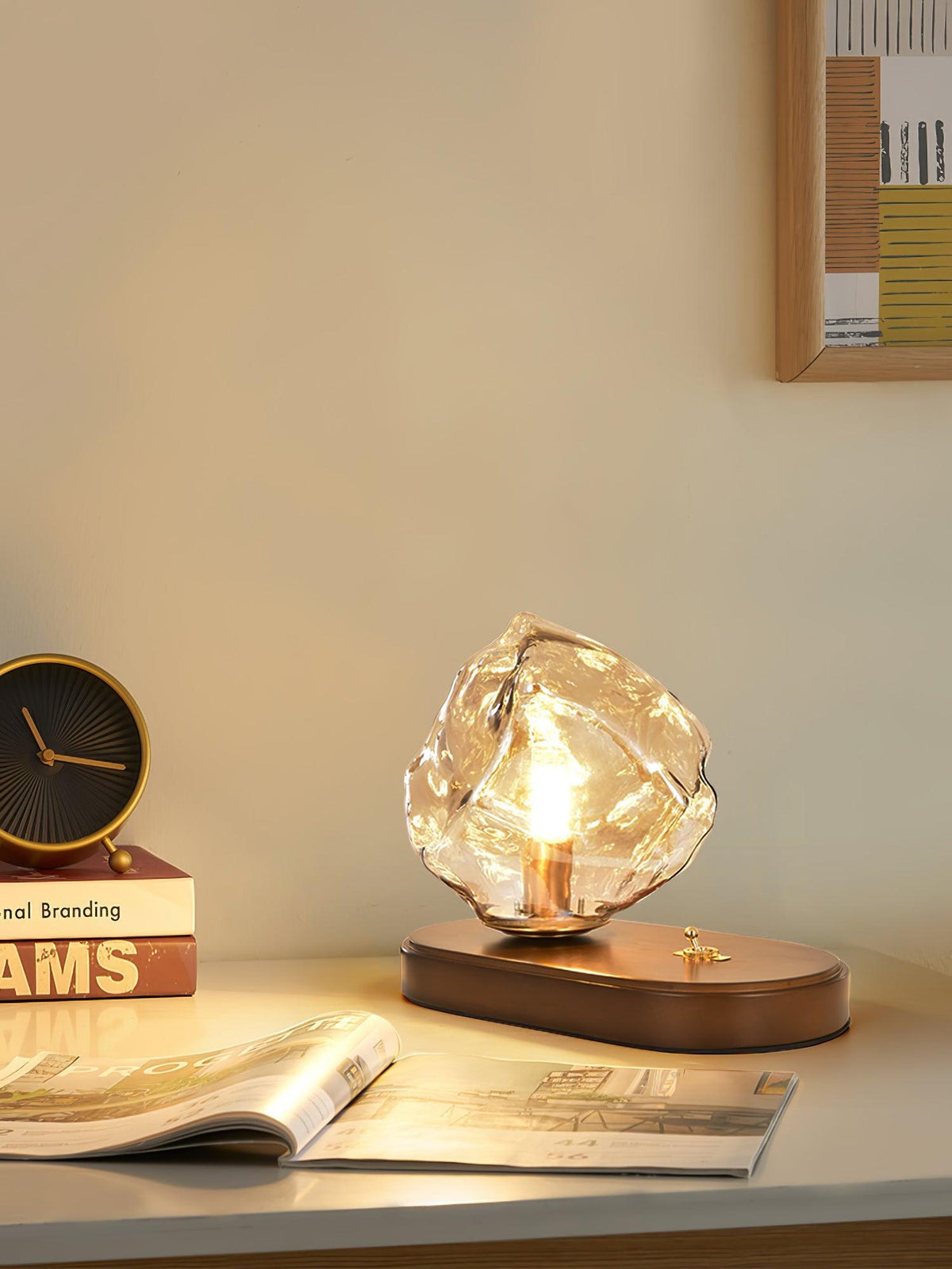 Ice Stone Glass Table Lamp - view 18