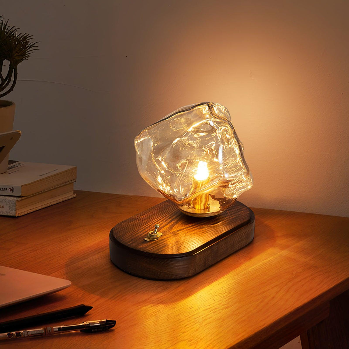 Ice Stone Glass Table Lamp - view 2