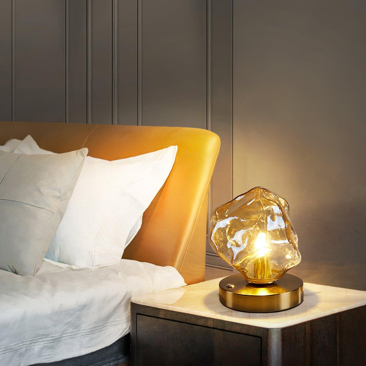 Ice Stone Glass Table Lamp - view 5