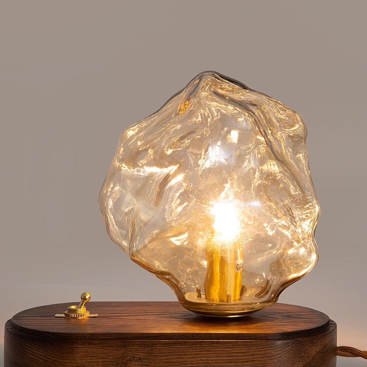 Ice Stone Glass Table Lamp - view 11