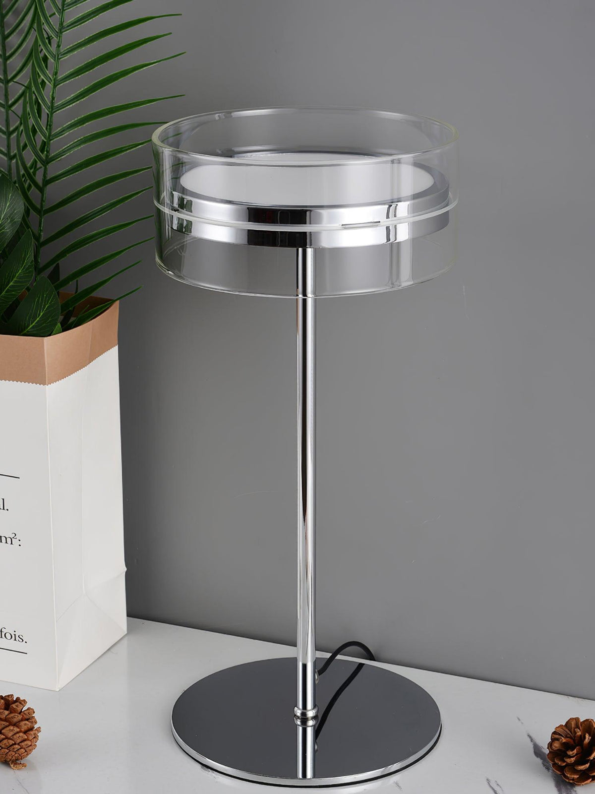 Impex Florina Chrome Table Lamp - view 16