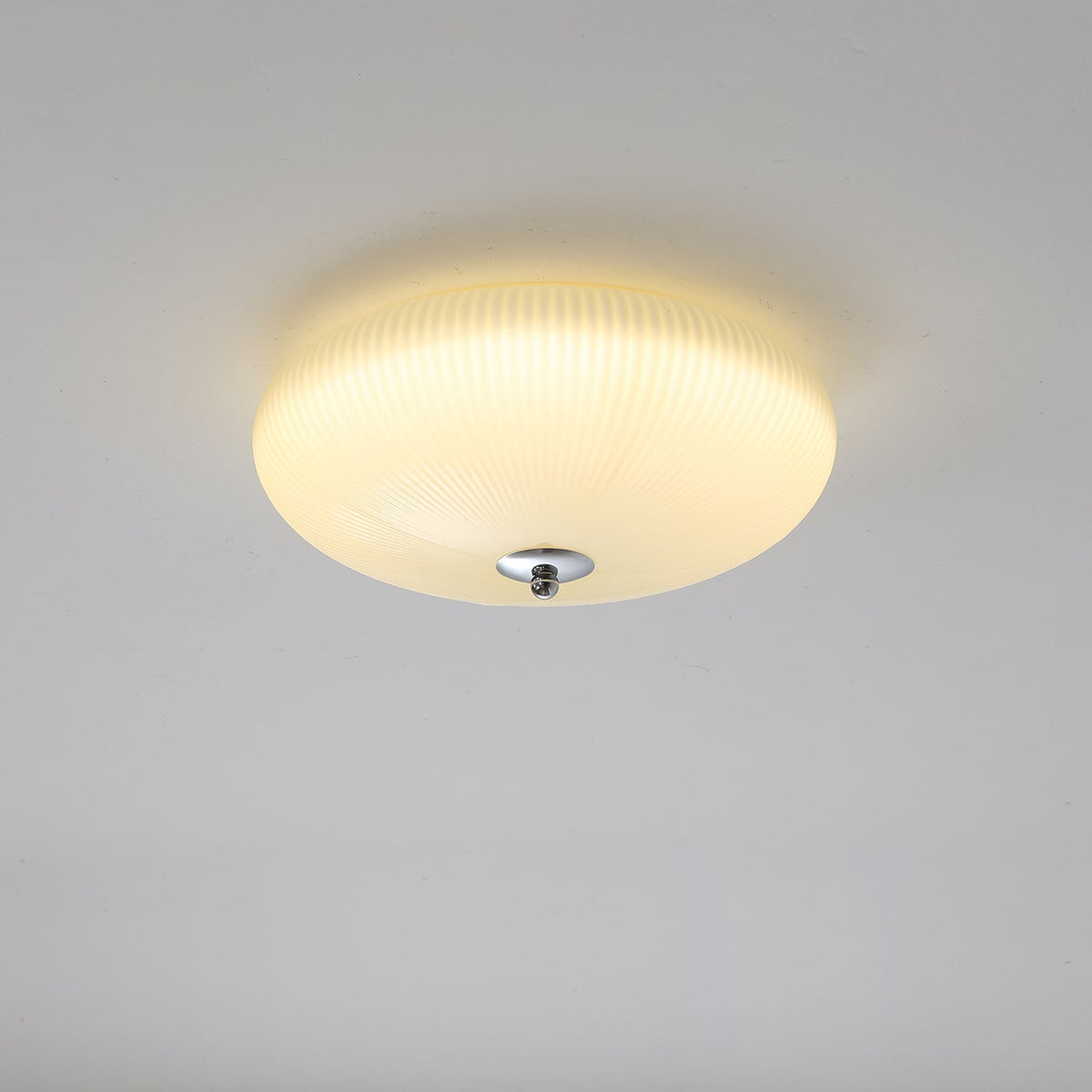 Ivory Ripple Ceiling Light