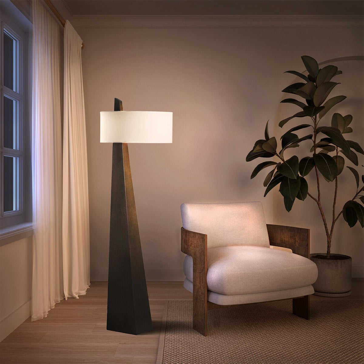 Jett Obelisk Floor Lamp - view 4