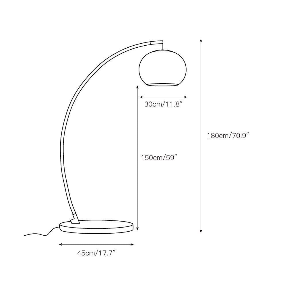 Joni Arc Floor Lamp - view 3