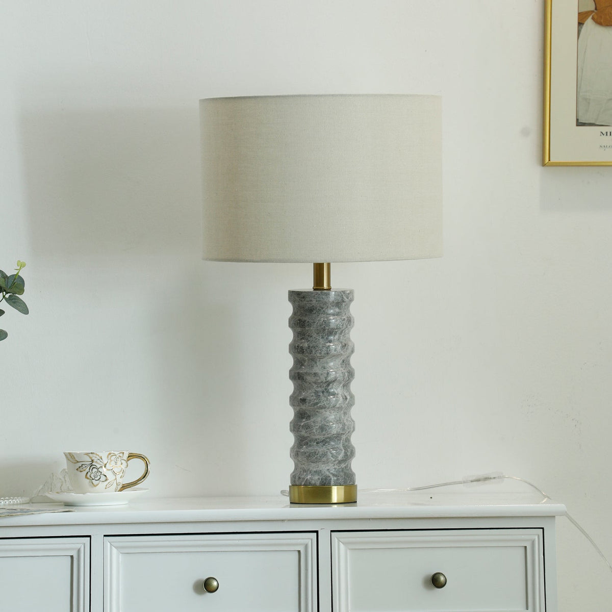 Julienne Marble Table Lamp - view 9