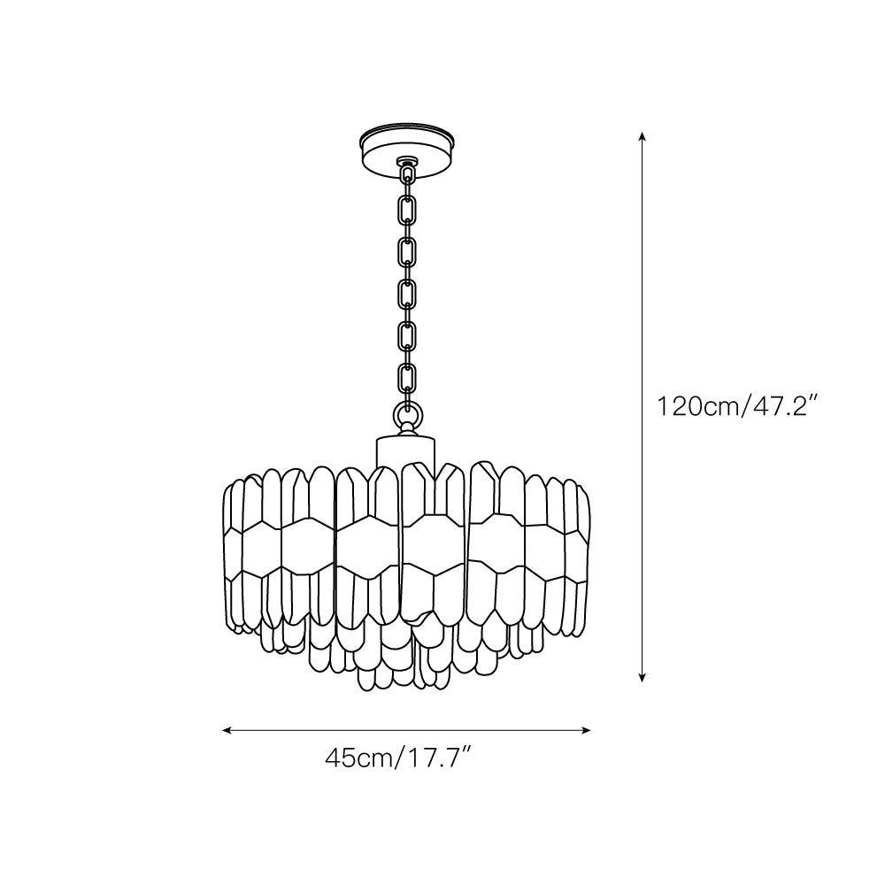 Kalmar Palazzo Glass Chandelier - view 4