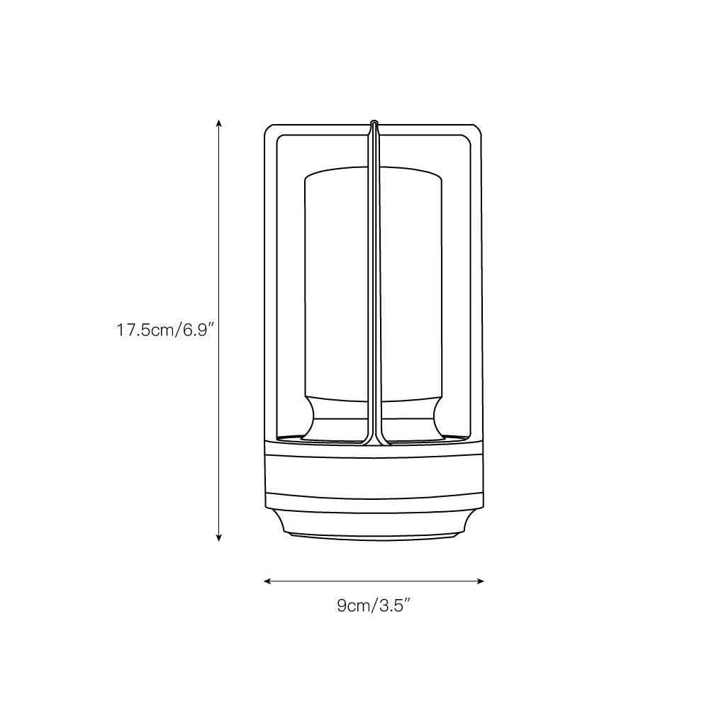 Lantern Cordless Crystal Table Lamp (built-in battery) - view 4