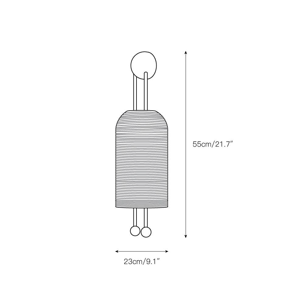 Zelaeora Modern Minimalist Glass Lantern Sconce Wall Lamp - view 23