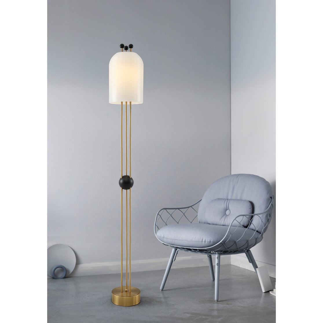 Lantern Glass Floor Lamp - view 10