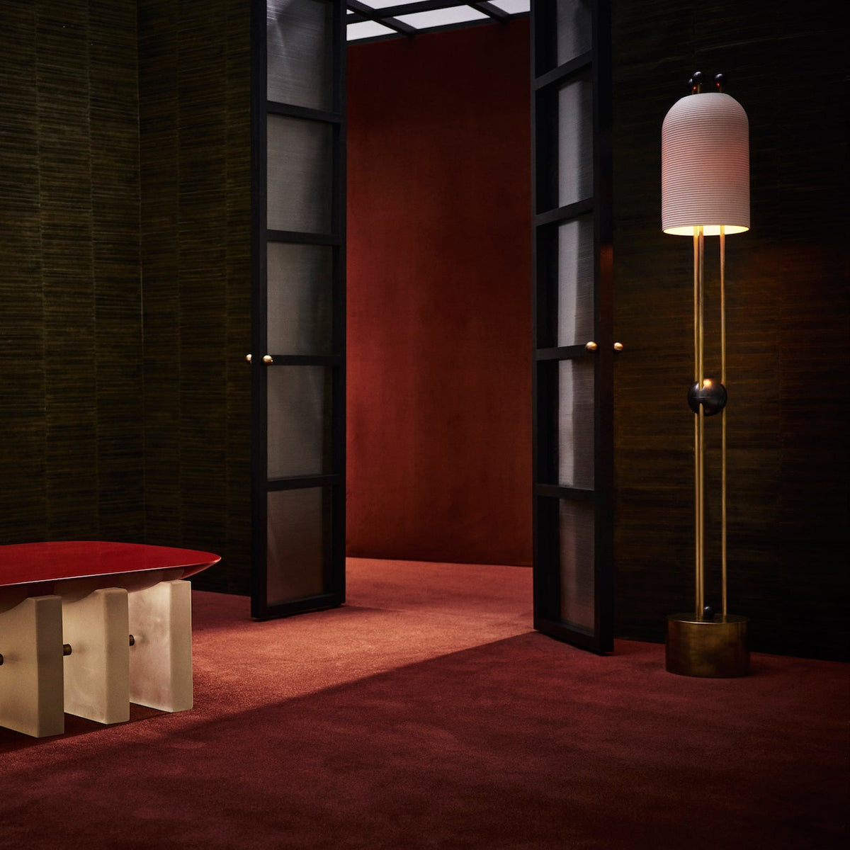Lantern Glass Floor Lamp - view 7