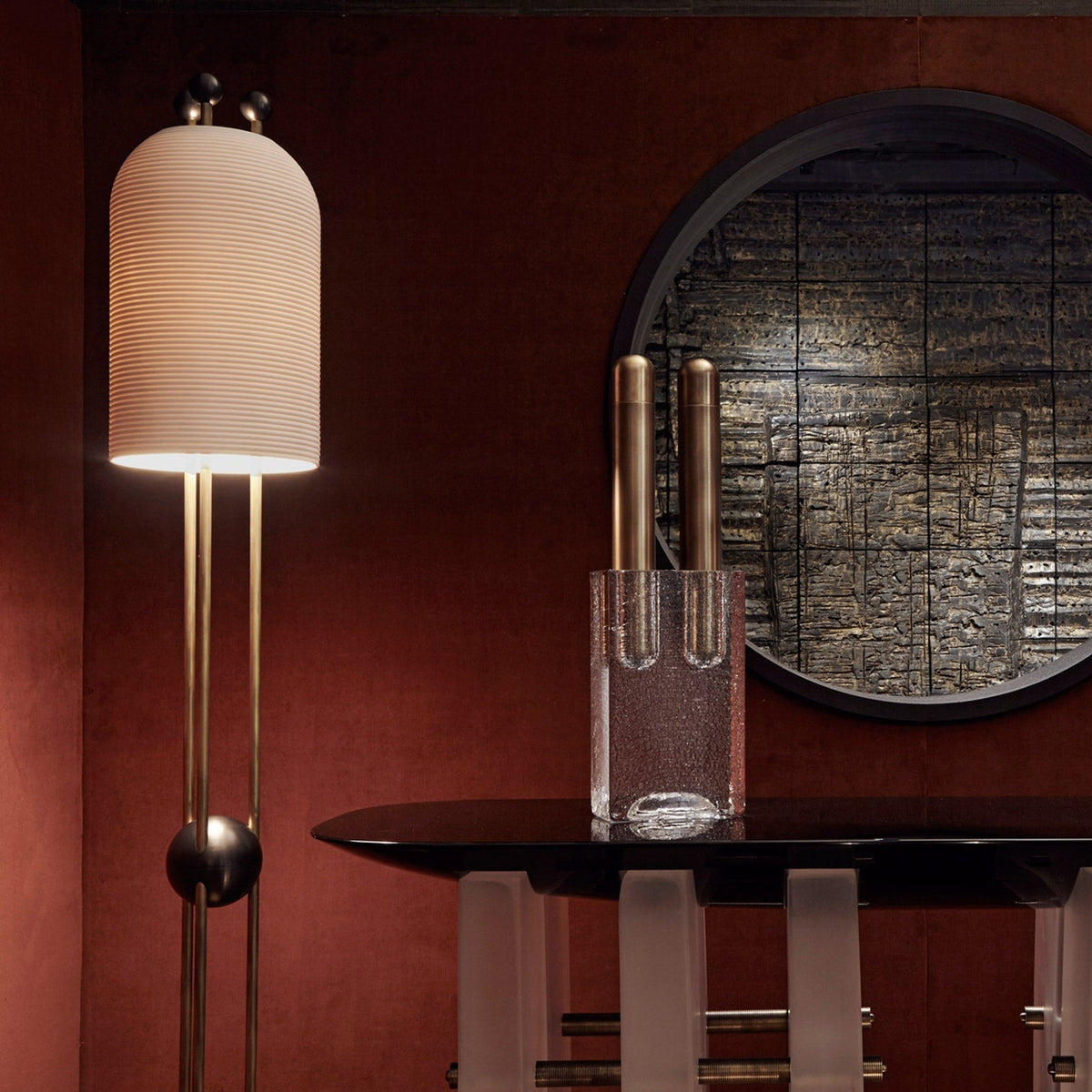 Lantern Glass Floor Lamp - view 8