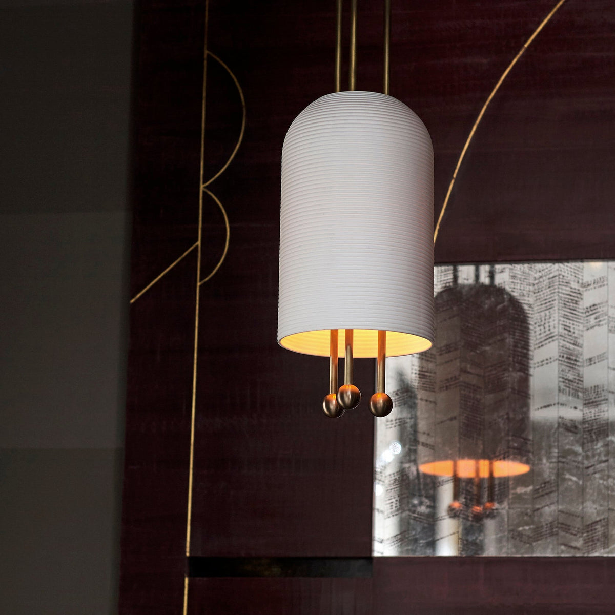 Lantern Glass Pendant Lamp