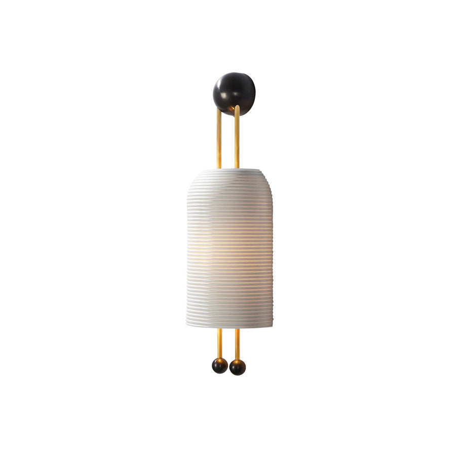 Zelaeora Modern Minimalist Glass Lantern Sconce Wall Lamp - view 21