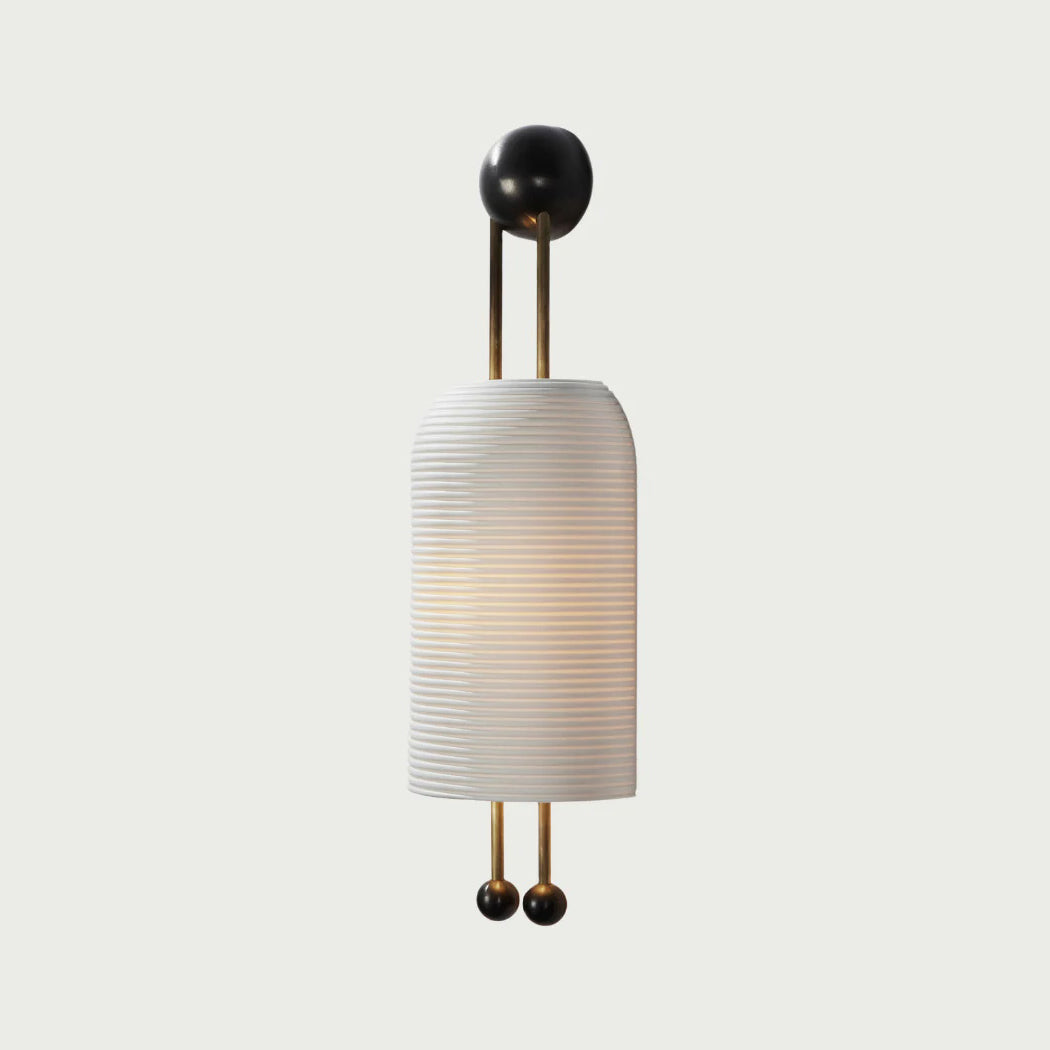 Zelaeora Modern Minimalist Glass Lantern Sconce Wall Lamp - view 15