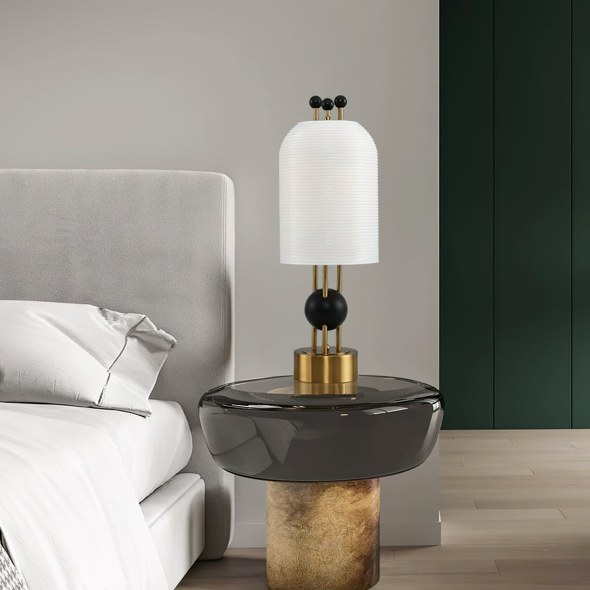 Lantern Glass Table Lamp - view 2