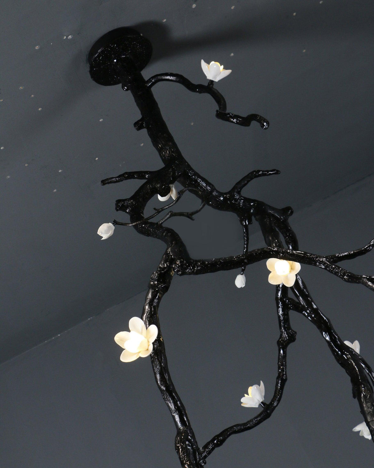Large Long Branch Flower Chandelier