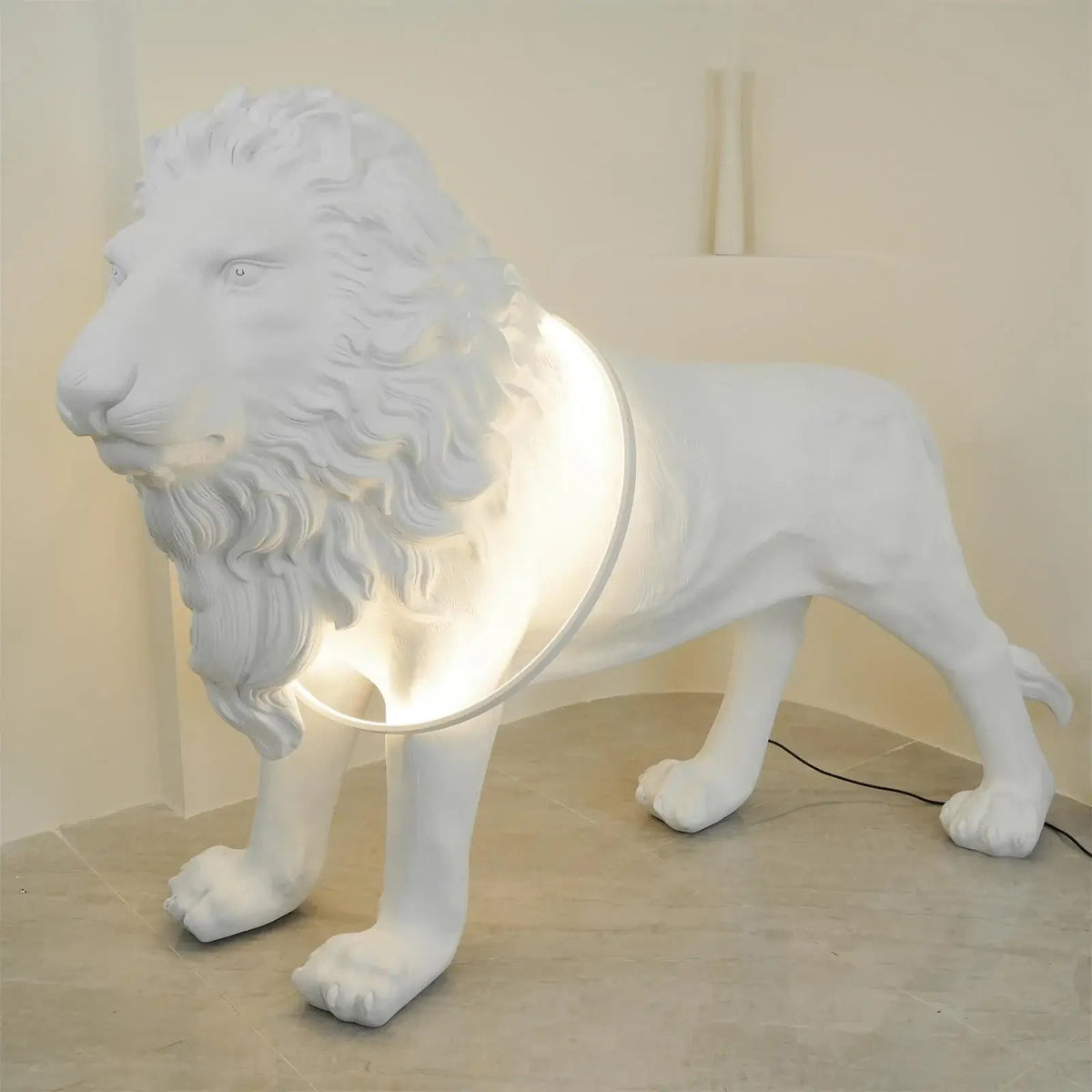 Leo Lion Sculpture Floor Lamp - view 19