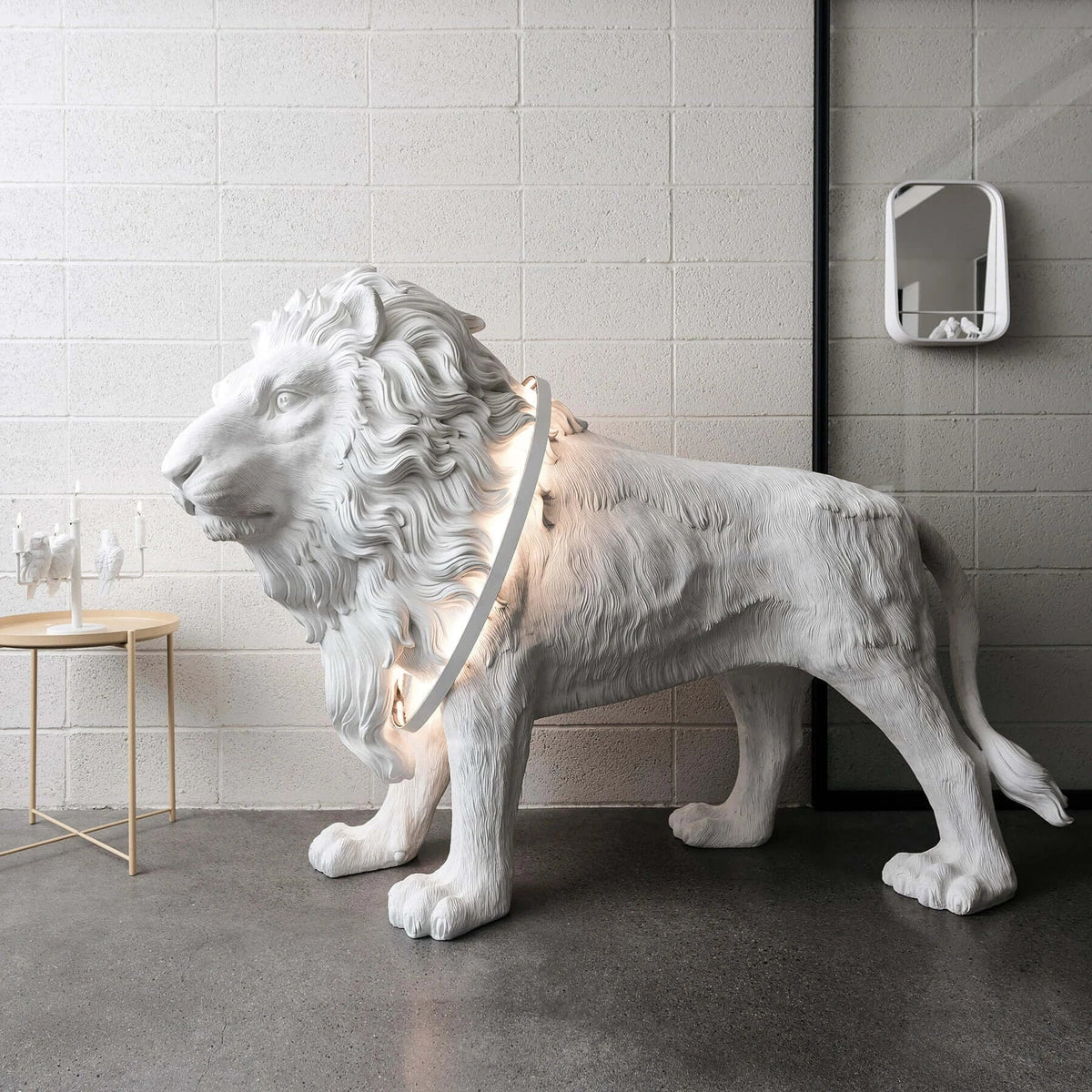 Leo Lion Sculpture Floor Lamp - view 24