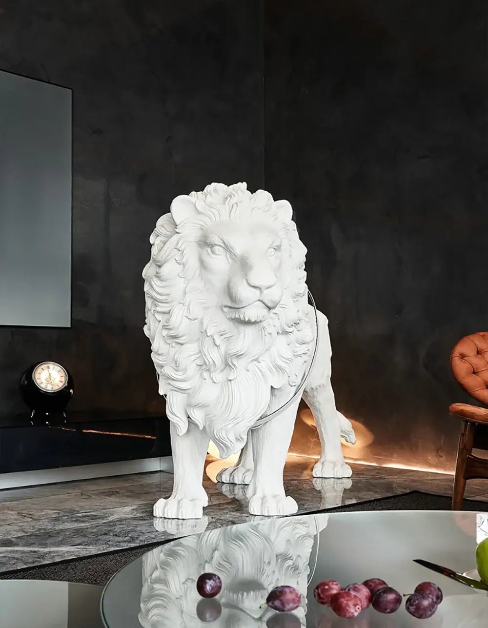 Leo Lion Sculpture Floor Lamp - view 4