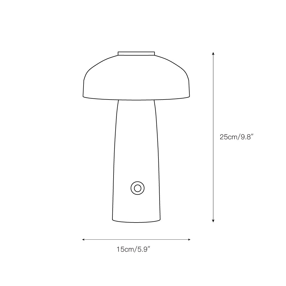 Leon Mushroom Table Lamp (built-in battery) - view 3